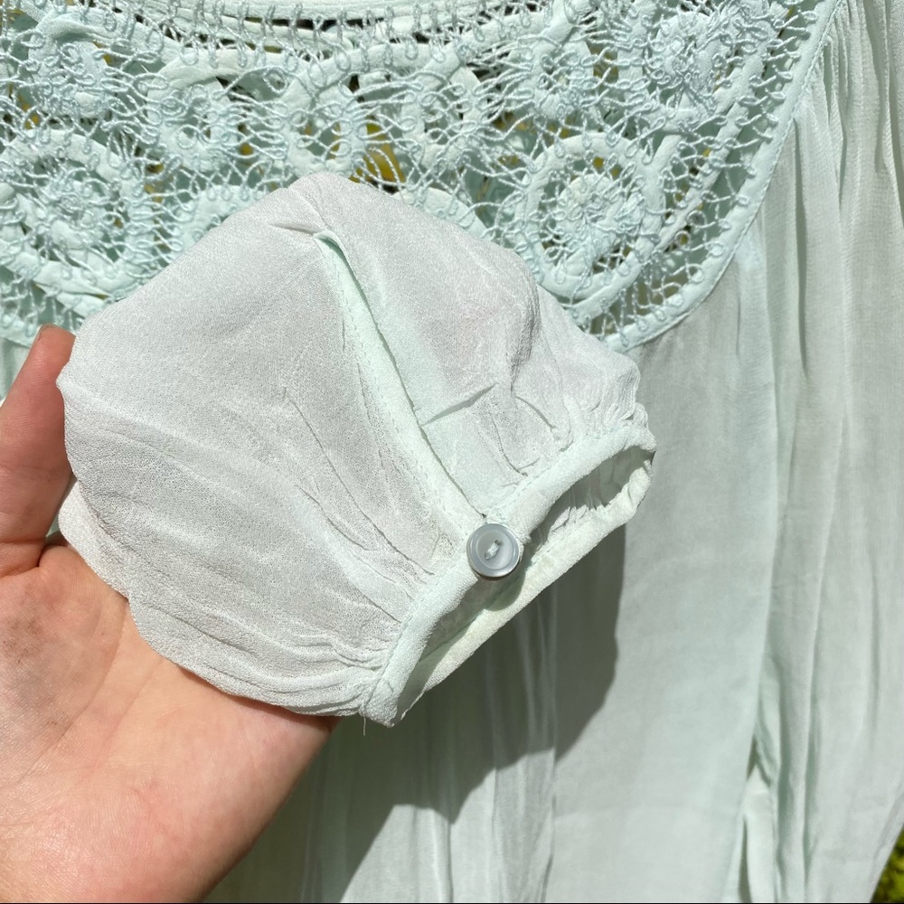 Anthropologie • light chiffon blouse - Picture 3 of 8